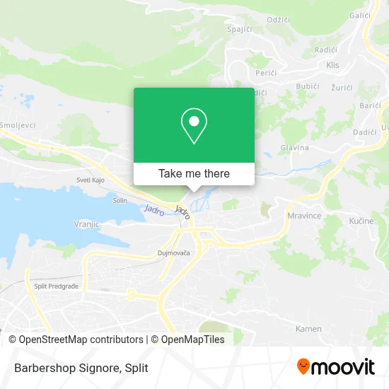 Barbershop Signore map