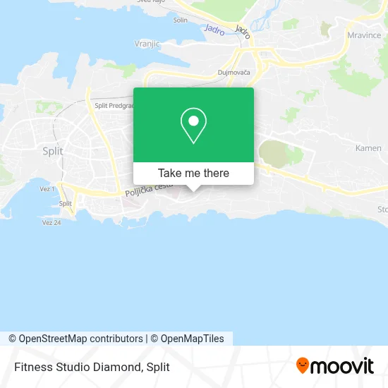 Fitness Studio Diamond map