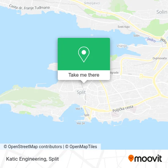 Katic Engineering map