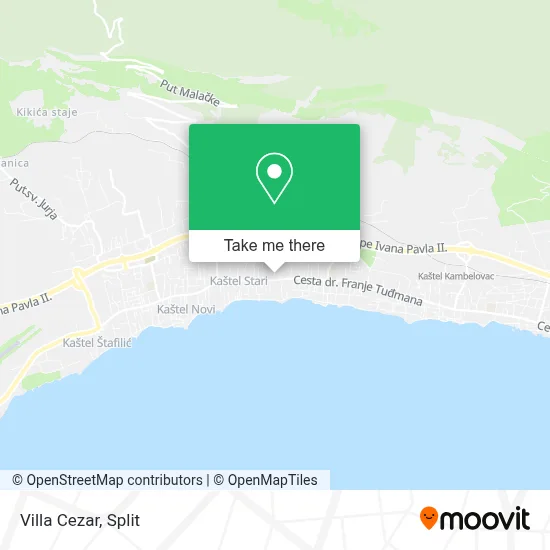 Villa Cezar map