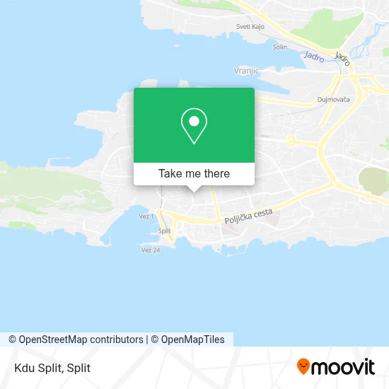 Kdu Split map