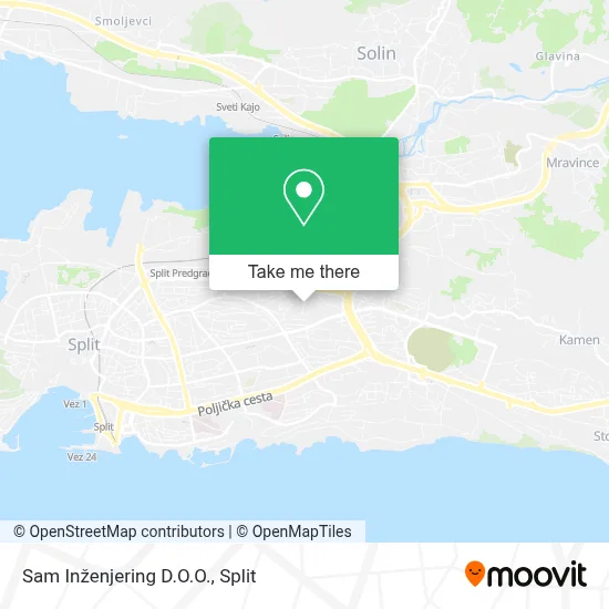 Sam Inženjering D.O.O. map