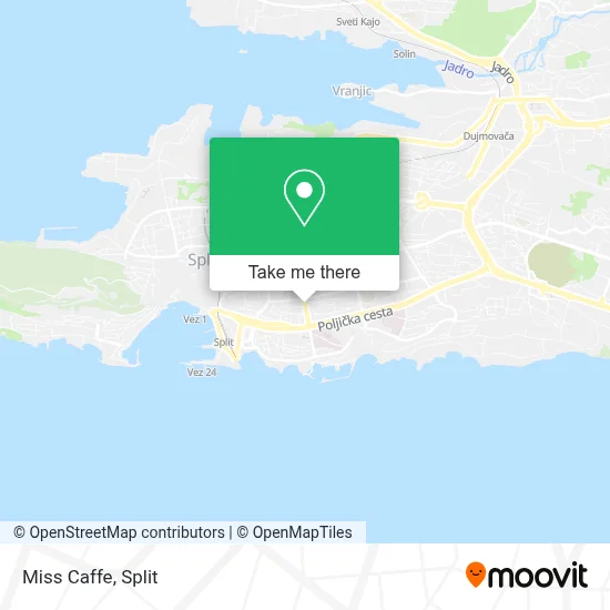Miss Caffe map