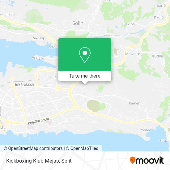 Kickboxing Klub Mejas map