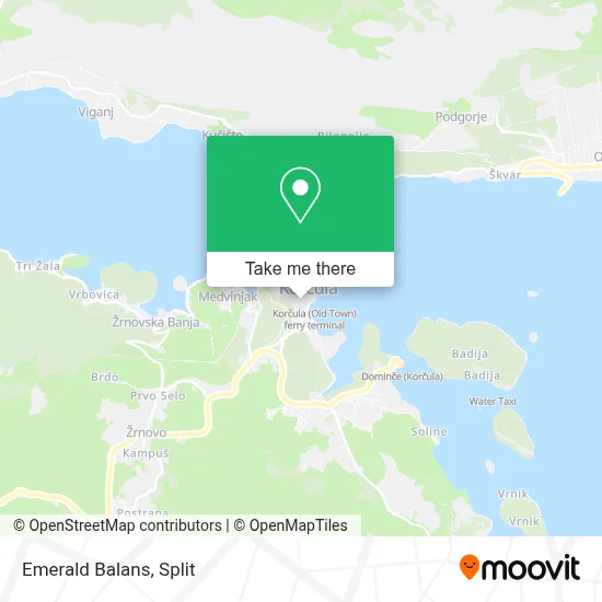 Emerald Balans map