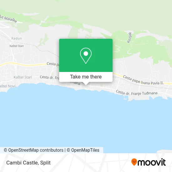Cambi Castle map