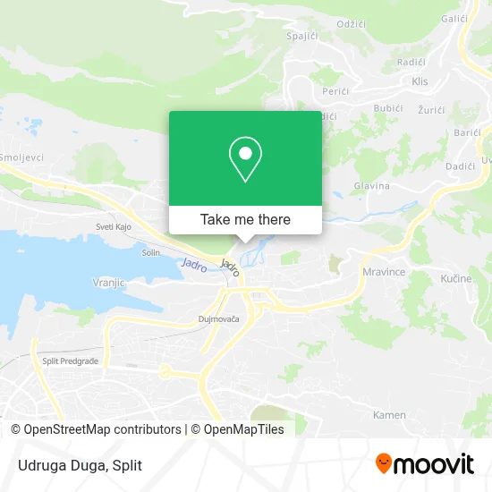 Udruga Duga map