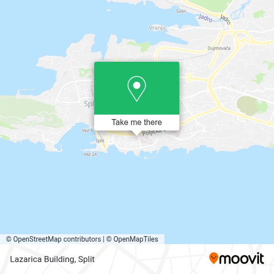 Lazarica Building map