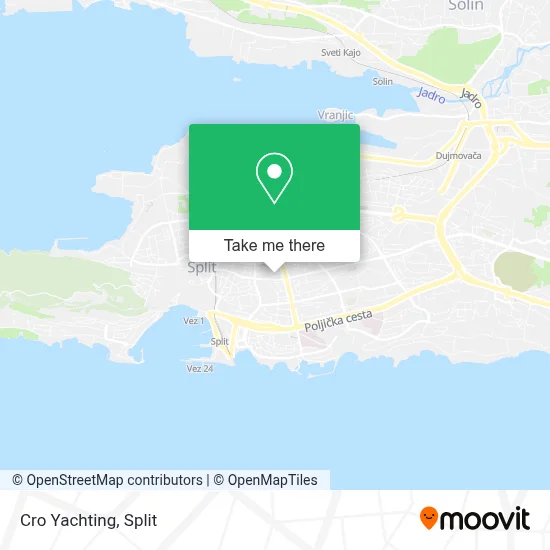 Cro Yachting map