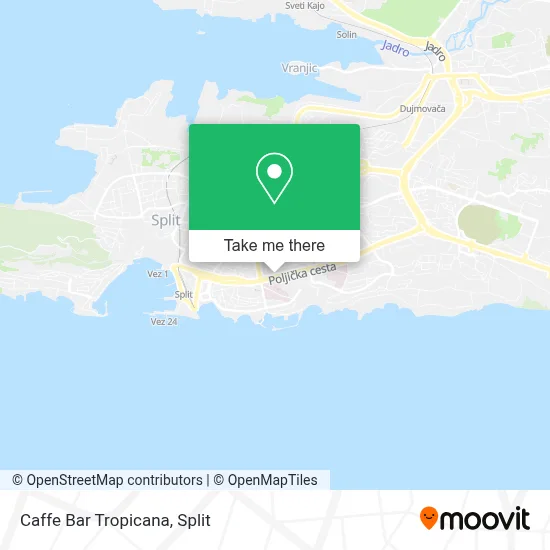 Caffe Bar Tropicana map