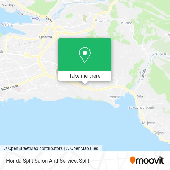 Honda Split Salon And Service map