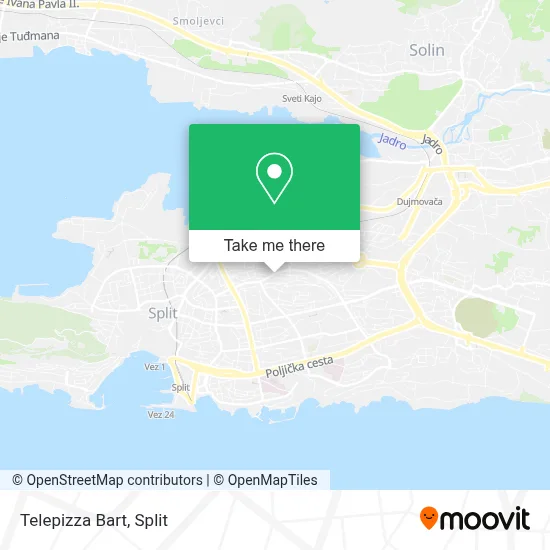 Telepizza Bart map