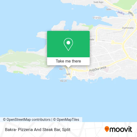 Bakra- Pizzeria And Steak Bar map