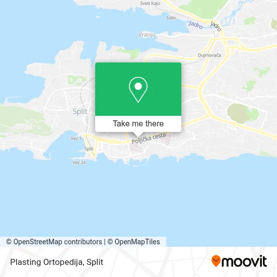 Plasting Ortopedija map