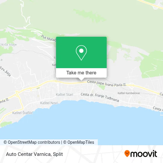 Auto Centar Varnica map
