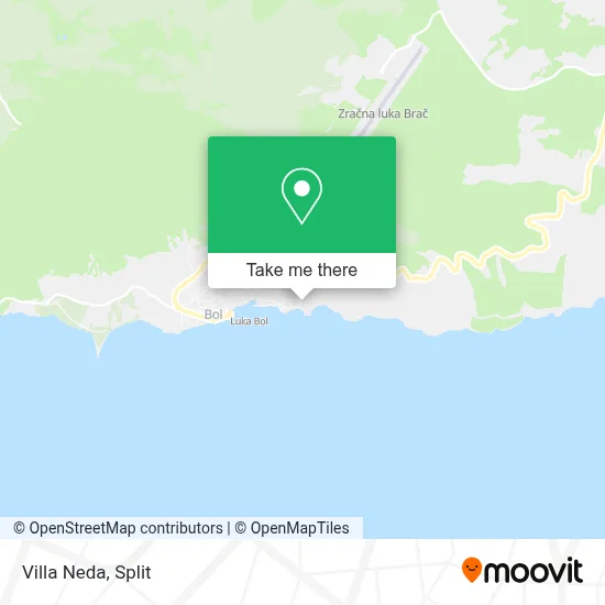 Villa Neda map