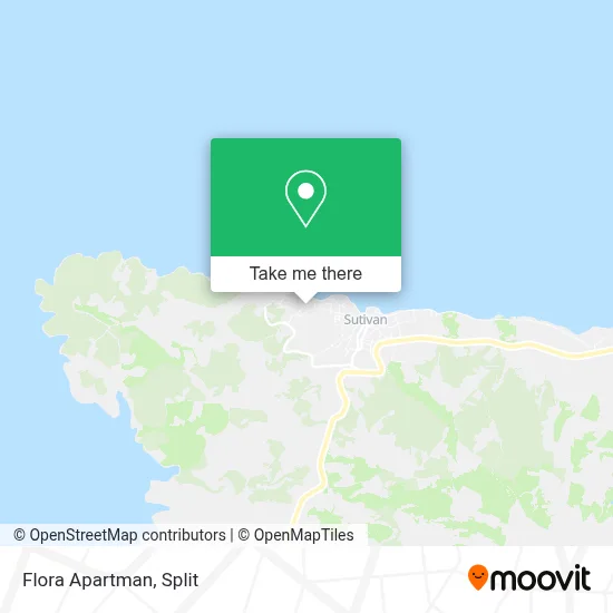 Flora Apartman map