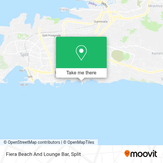 Fiera Beach And Lounge Bar map