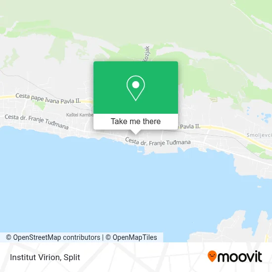 Institut Virion map