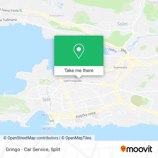 Gringo - Car Service map