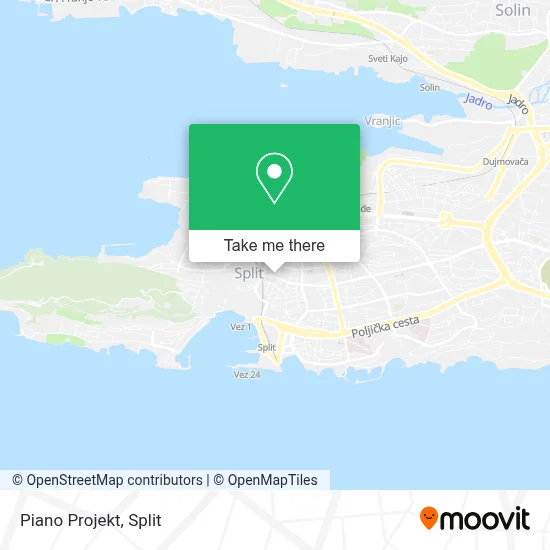 Piano Projekt map