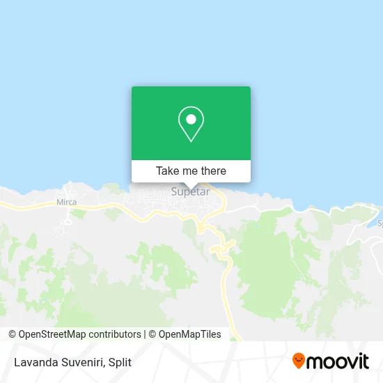 Lavanda Suveniri map