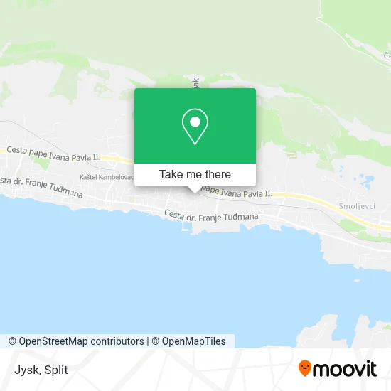 Jysk map