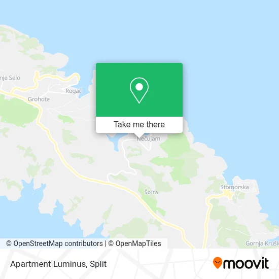 Apartment Luminus map