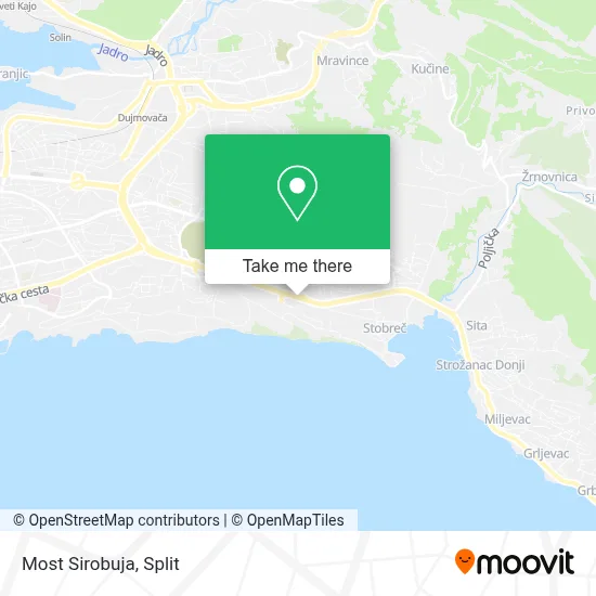 Most Sirobuja map