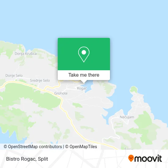 Bistro Rogac map