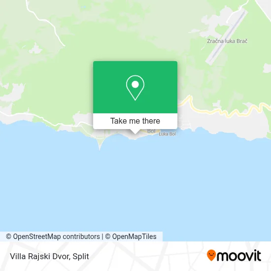 Villa Rajski Dvor map