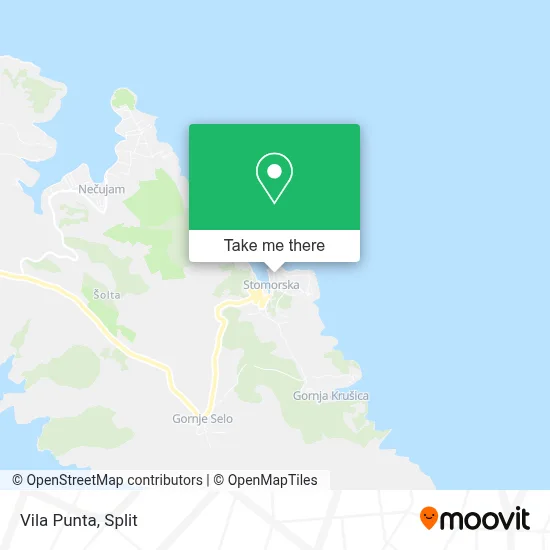 Vila Punta map
