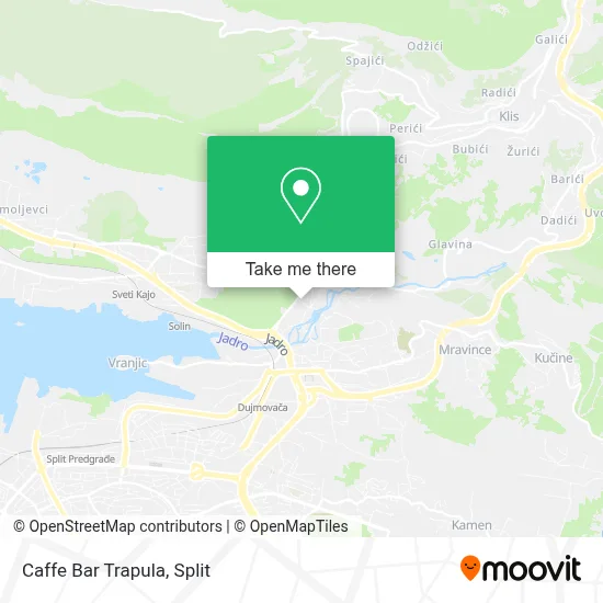 Caffe Bar Trapula map