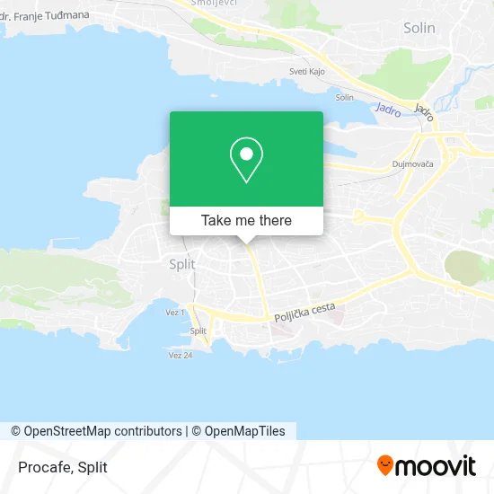 Procafe map