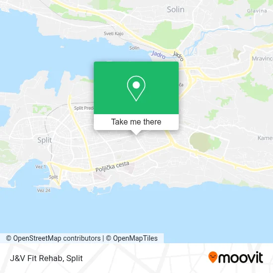 J&V Fit Rehab map