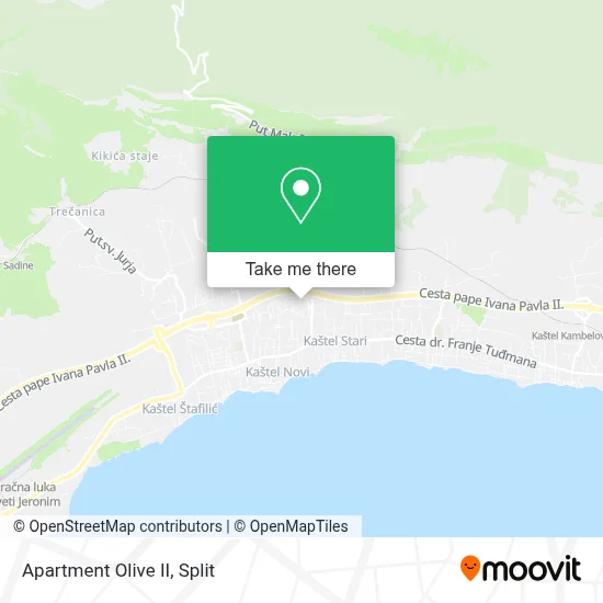 Apartment Olive II map
