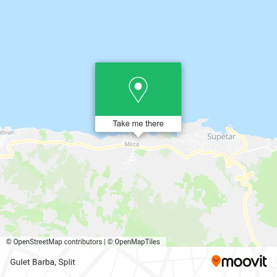 Gulet Barba map