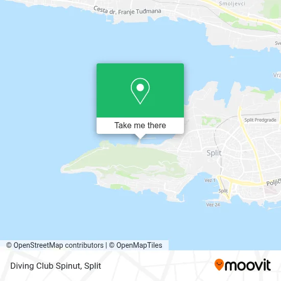 Diving Club Spinut map