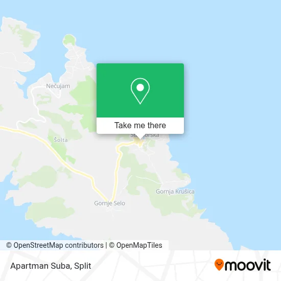 Apartman Suba map
