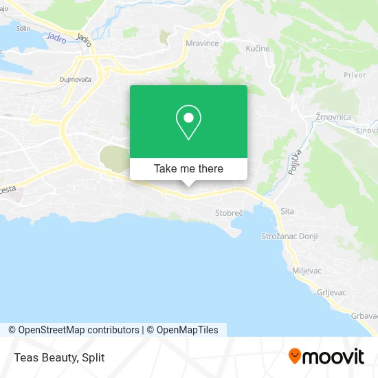 Teas Beauty map