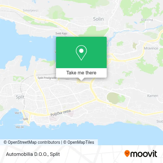 Automobilia D.O.O. map