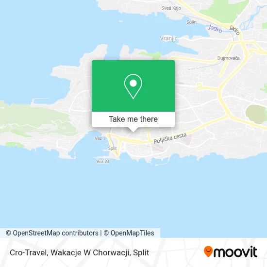 Cro-Travel, Wakacje W Chorwacji map