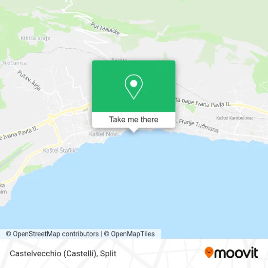 Castelvecchio (Castelli) map