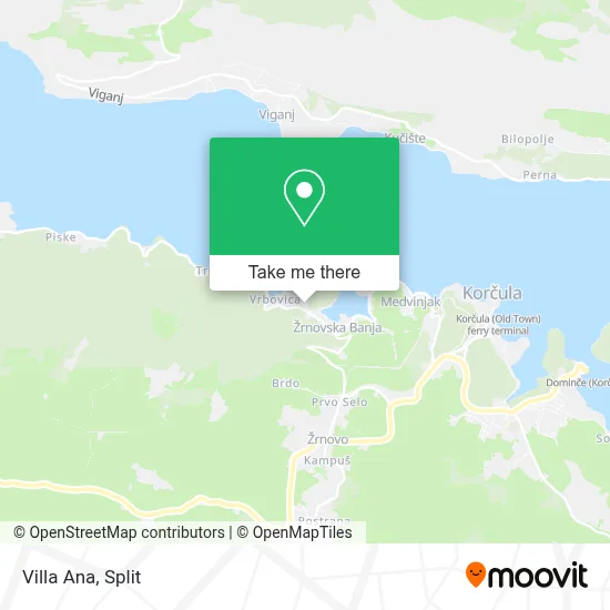 Villa Ana map