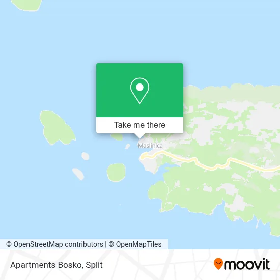Apartments Bosko map