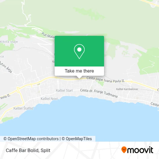 Caffe Bar Bolid map