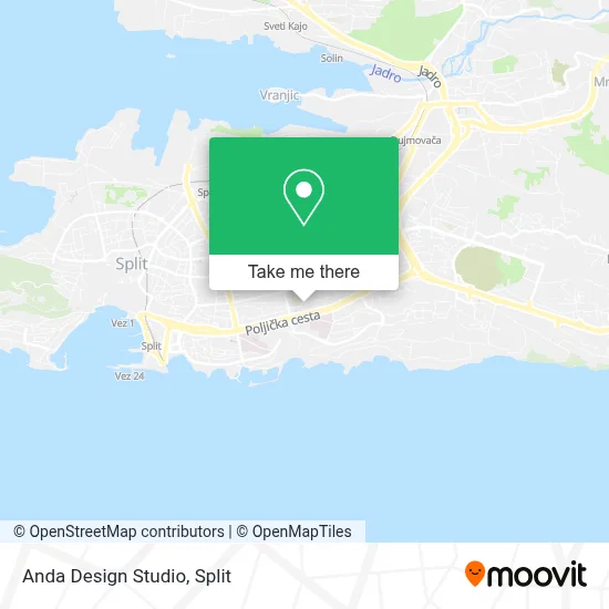 Anda Design Studio map