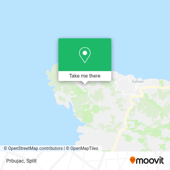 Prbujac map