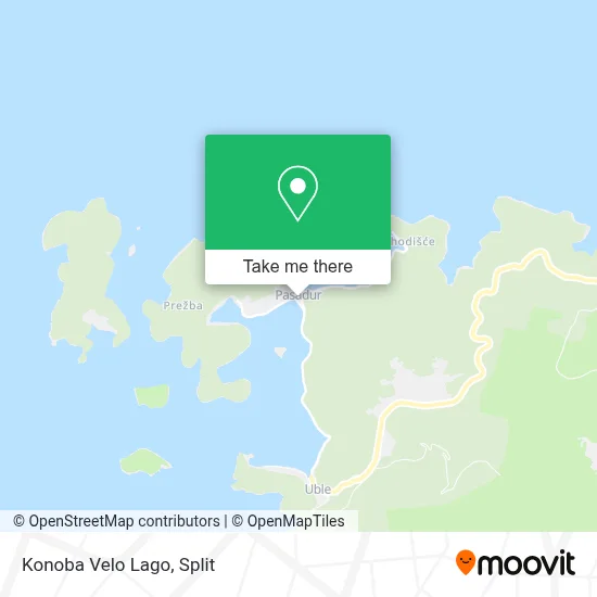 Konoba Velo Lago map