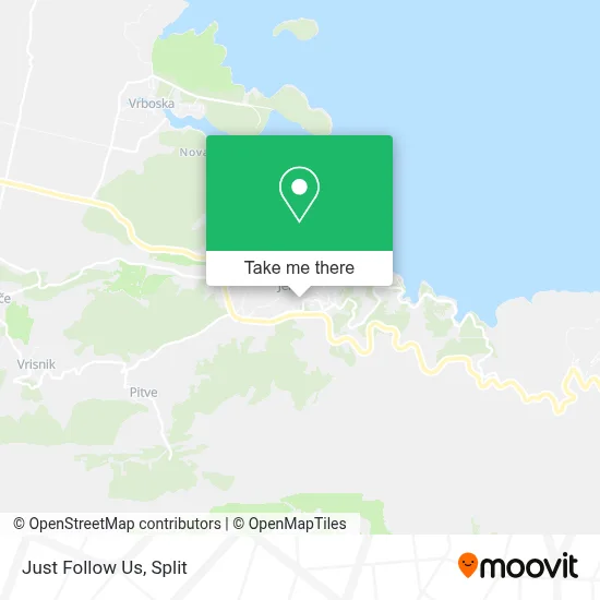 Just Follow Us map